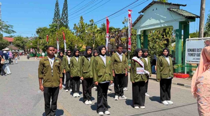 UMU Online, 13 Agustus 2026 - Universitas Muslim Buton turut berpartisipasi dalam kegiatan Gerak Jalan Indah yang diselenggarakan oleh Pemerintah Kota Baubau dalam rangka memperingati Hari Ulang Tahun (HUT) ke-81 Kemerdekaan Republik Indonesia.
