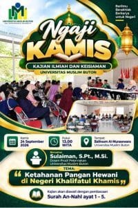 Ngaji Kamis UMU Buton Soroti Ketahanan Pangan Hewani