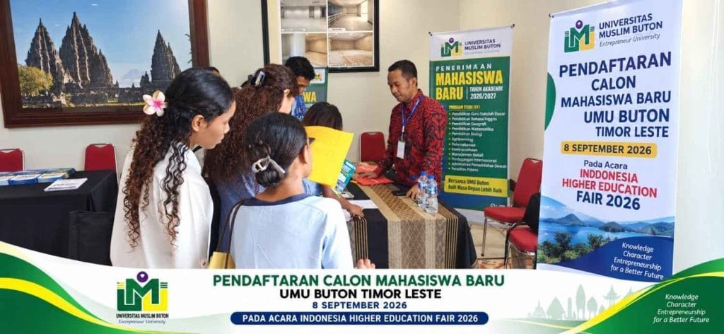 UMU Buton Turut Berpartisipasi dalam Indonesian Higher Education Fair 2026 di KBRI Dili