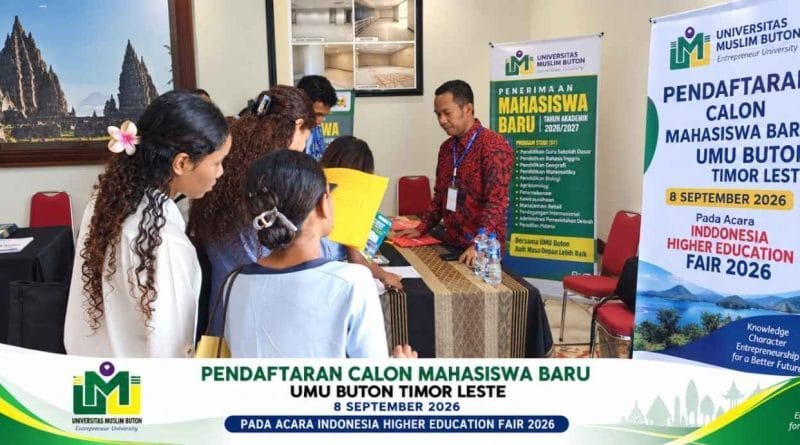 UMU Buton Turut Berpartisipasi dalam Indonesian Higher Education Fair 2026 di KBRI Dili