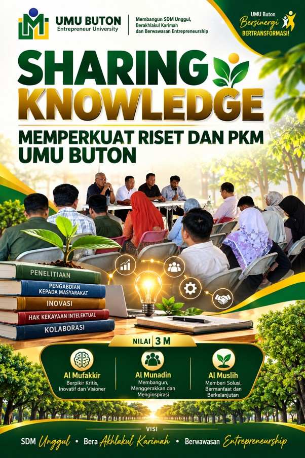 SHARING KNOWLEDGE: MEMPERKUAT RISET DAN PKM UMU BUTON