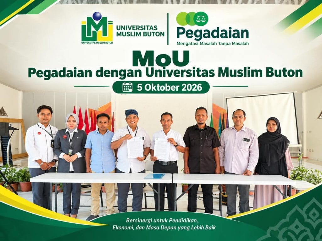 Universitas Muslim Buton Perluas Kemitraan dengan Badan Usaha melalui Kerja Sama dengan Pegadaian