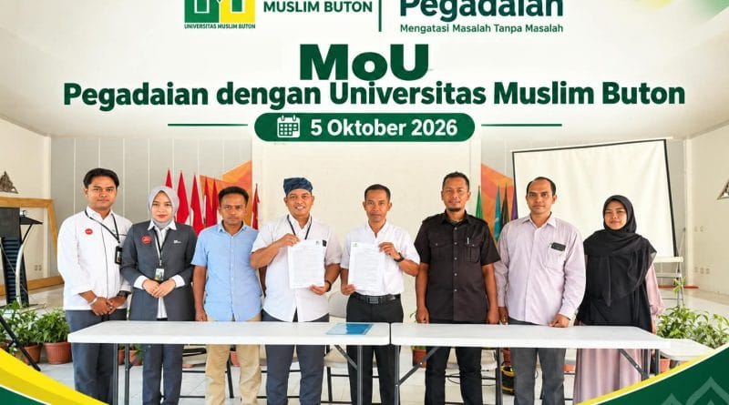 Universitas Muslim Buton Perluas Kemitraan dengan Badan Usaha melalui Kerja Sama dengan Pegadaian