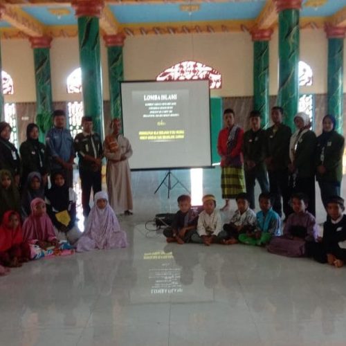 Lomba Seni Islami Siswa-siswi Desa Gunung Jaya: Prakarsa Mahasiswa KSM-BBM (Kandidat Sarjana Memgabdi-Belajar Bersama Masyarakat) dalam Membangun Desa dengan Melibatkan Siswa-siswi