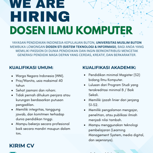 Dosen Sistem & Teknologi Informasi (STI)