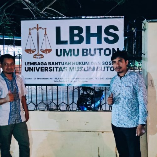 Fakultas Ilmu Pemerintahan dan Hukum Universitas Muslim Buton membentuk Lembaga Bantuan Hukum Dan Sosial Fakultas Ilmu Pemerintahan dan Hukum Universitas Muslim Buton (LBHS-FIPH UMU Buton)