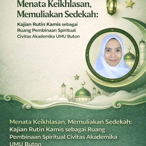 MENATA KEIKHLASAN, MEMULIAKAN SEDEKAH